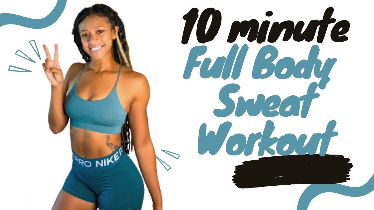 10 MINUTE FULL BODY HIIT No Jumping + No Equipment From Home