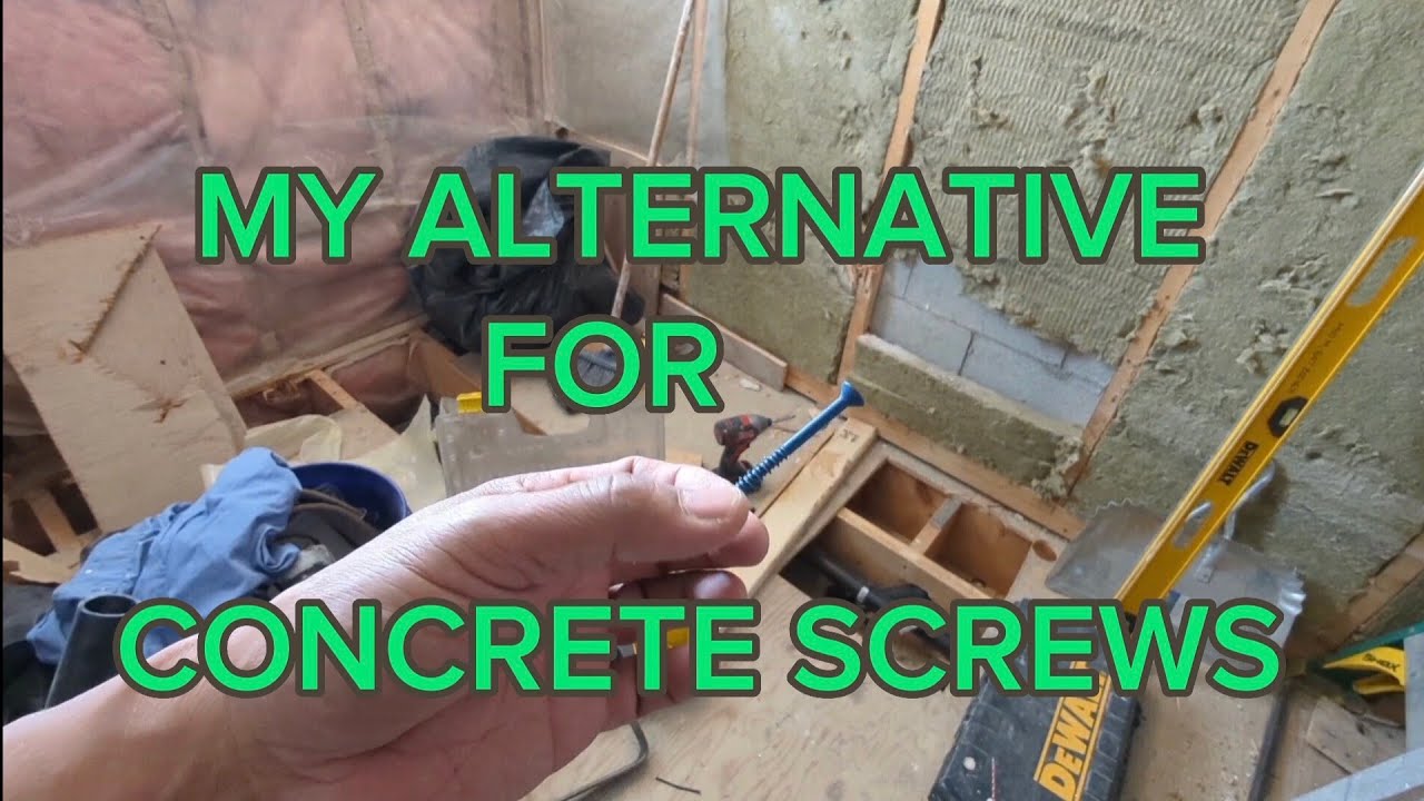 My alternative for concrete screws YouTube