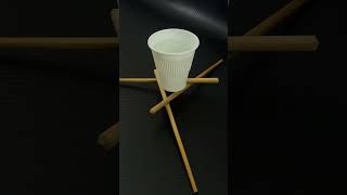 One Second, Three Chopsticks, One Bridge! See How to Challenge the Limits of Physics!