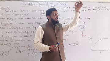 Fluid Dynamic and terminal Velocity FSc. part 1 ch#6