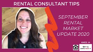 September Rental Market Update for Ames, IA | Rental Consultant Tips