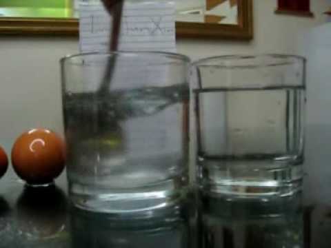 Egg in sugar solution