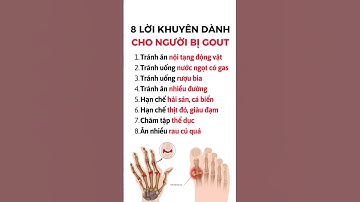 8 Lời Khuyên Dành Cho Người Bị Gout - Ds Đại Minh #shorts #suckhoe #dsdaiminh #gout #loikhuyen