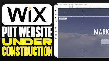 How To Put Your Wix Website Under Construction (Coming Soon Page) (2025)