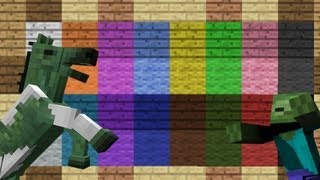 MineCraft 1.6 Snapshot 13w17a Colored Wood, Chest Saddles, Undead Horse!