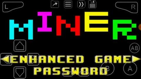 Manic Miner (GBA) Choose Game