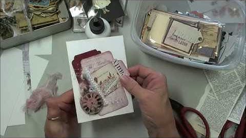 Embellishment Clusters and Paperclips - How To Video