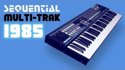SEQUENTIAL CIRCUITS MULTI-TRAK | Analog Synthesizer 1985 | HD DEMO