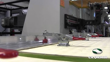 5-Axis with fixturing and drilling extruded aluminum on C.R. Onsrud CNC Machining Center