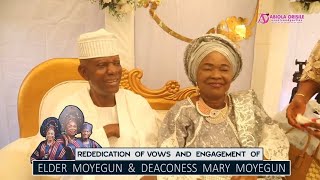 Celebrity LOVERS TILL OLD AGE! AS ELDER MOYEGUN AND DEACONESS MARY RENEW THEIR MARITAL VOWS. Wealth
