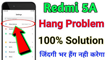 Redmi 5A Hanging Problem Solved 100% | How To Solve Redmi 5A Hanging Problem