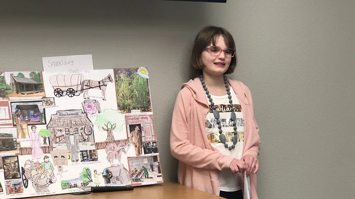 Emma shares "Sparksburg Town" presentation