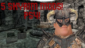 Skryim ps4 mods! Recolored armor and the nut man! best skyrim mods ps4 2022!