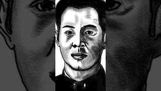 Menggambar sketsa wajah Jet Li pemeran Body Guard from Beijingshorts vidoeshort yotubeshorts