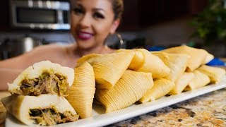 How To Make GREEN CHILI TAMALES