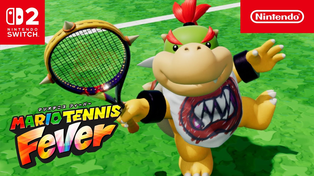 マリオテニス フィーバー」のCMが公開。全国の店頭試遊台で体験版も