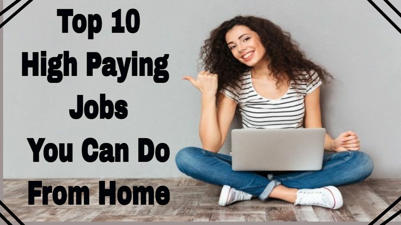 5 High Paying Work From Home Jobs part2 make money online work