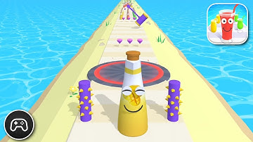 Juice Run - Gameplay Walkthrough Part 47 - Basic Solution Levels 224-226 (iOS, Android)