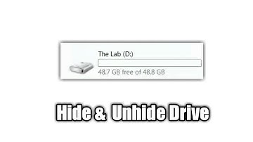 How to Hide Hard Drive and  Secure Your Files and Folder