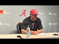 Rob Vaughn After Alabama Baseball Lost Game 2 to Ole Miss