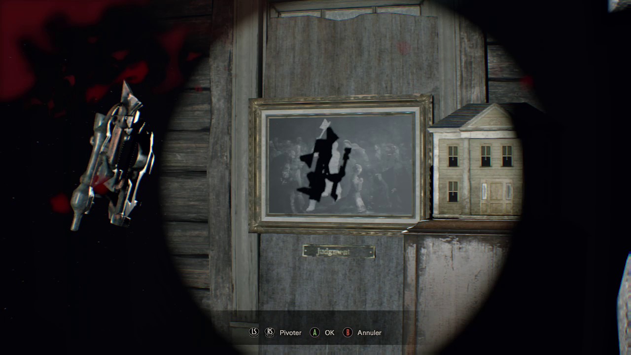 RESIDENT EVIL 7 JUDGMENT PICTURE BLUE KEY CARD ( blue access card