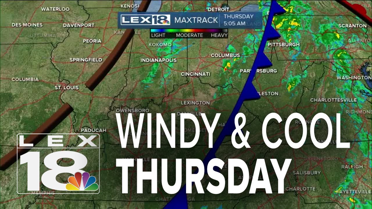 Windy & Cooler Thursday - YouTube