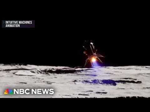 American spacecraft makes historic moon landing