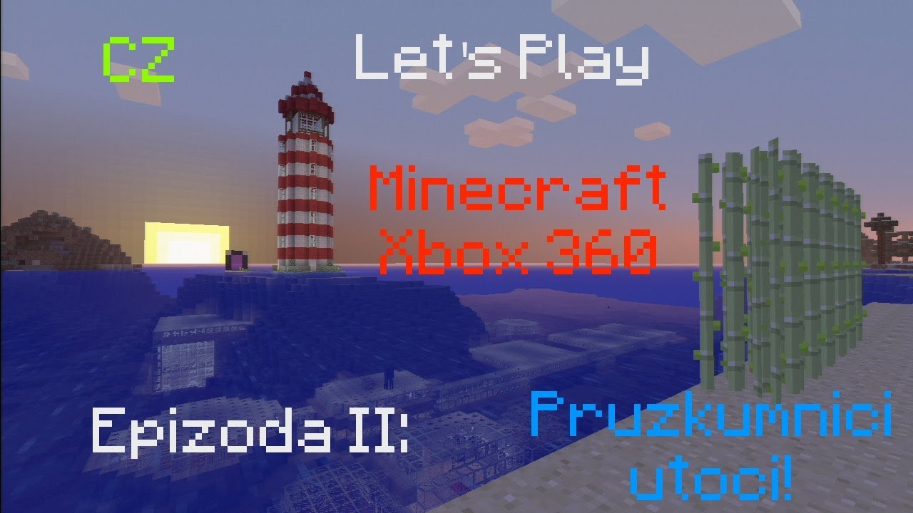 CZ Let's Play Minecraft Xbox 360 edition s02E02 - Generální průzkum ...