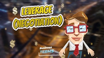 Leverage negotiation 📈💲 BUSINESS TERMS 💲📉