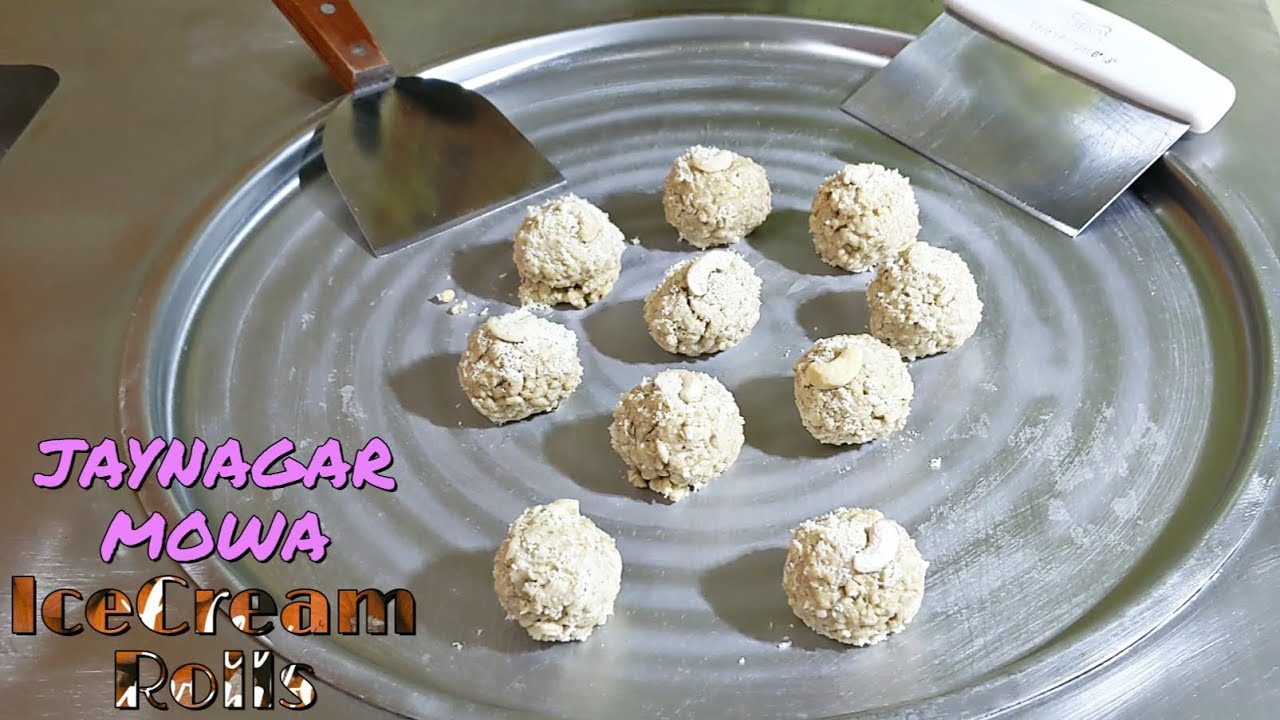 How to make fried Ice Cream Rolls with Populer Bengali Sweet Jaynagar