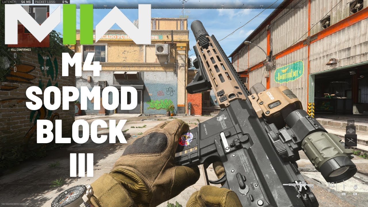 M4 SOPMOD BLOCK III Gameplay - Call of Duty MWII |PS5 - YouTube