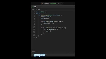 Sum of Unique Elements | Leetcode 1748 #shorts #leetcode #cpp