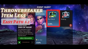 MCOC| EQ 1.1 | Easy Path | Run Silent | SEED OF DOUBT |  Throne Breaker | Item less |