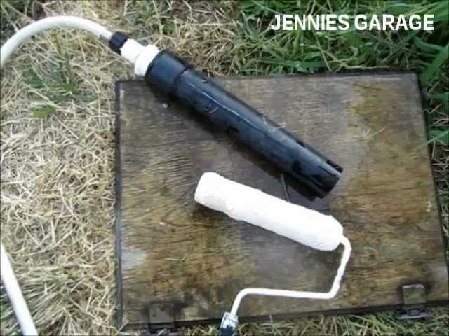 How To Clean A Paint Roller Fast - Homemade Pressure Cleaner !! 