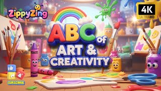 Learn ABC with Art & Creativity – A to Z Alphabet Learning Video for Kids
