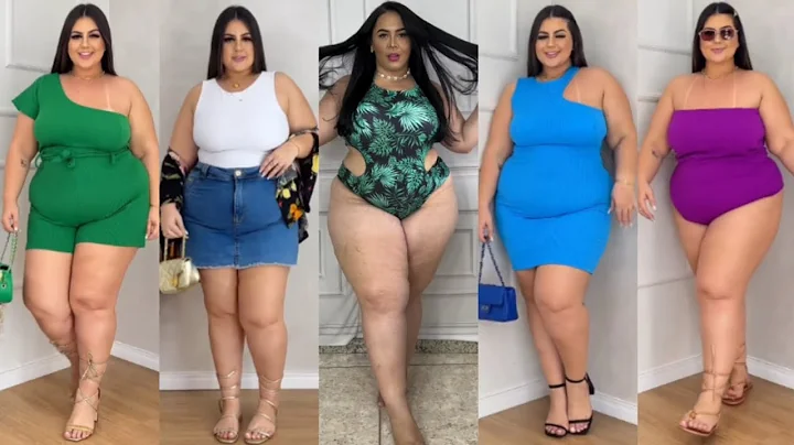 Latest Plus Size Fashion,Curvy women Midi skirt,Fashion Haul