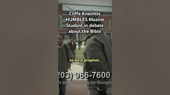 "Why choose Jesus and not muhammad?" ✝️ Cliffe Knechtle Debates Muslim #cliffeknechtle #christian