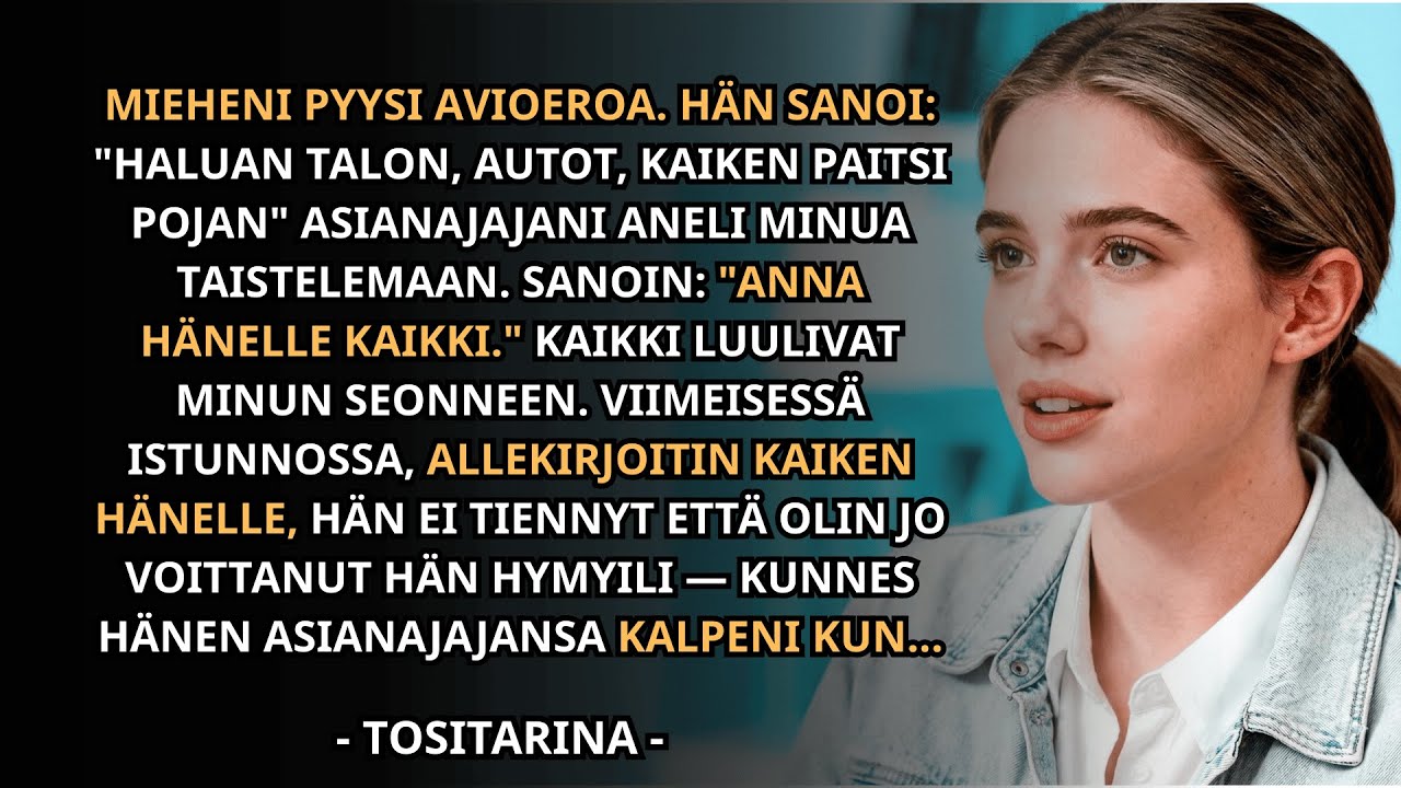 Mieheni otti avioerossa kaiken – tietämättä, mitä hän oikeasti sai…