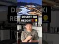 A SKI RESORT in the DESERT⁉️⛷️ #construction #engineering #architecture #tech #saudiarabia