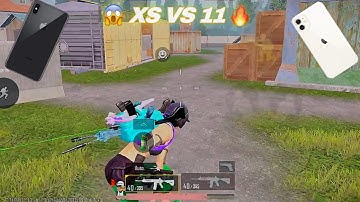 iPhone xs vs iPhone 11 🔥 gameplay / iPhone xs pubg test