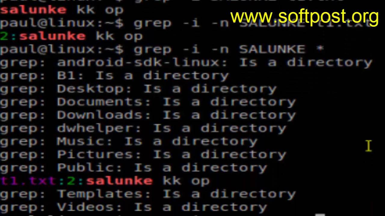 grep command examples in Solaris - YouTube
