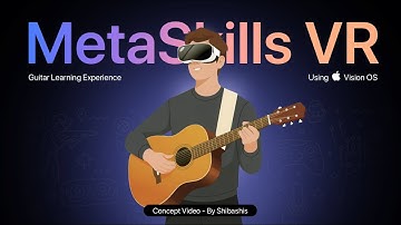 MetaSkills VR UI Design  - Guitar Learning Concept Video