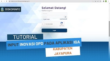 [TUTORIAL] Input Inovasi OPD pada Aplikasi IGA Kemendagri