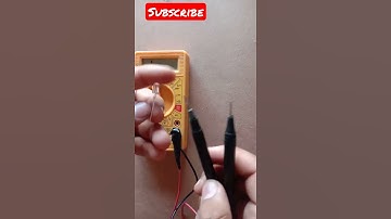how to check led by multimeter #shorts