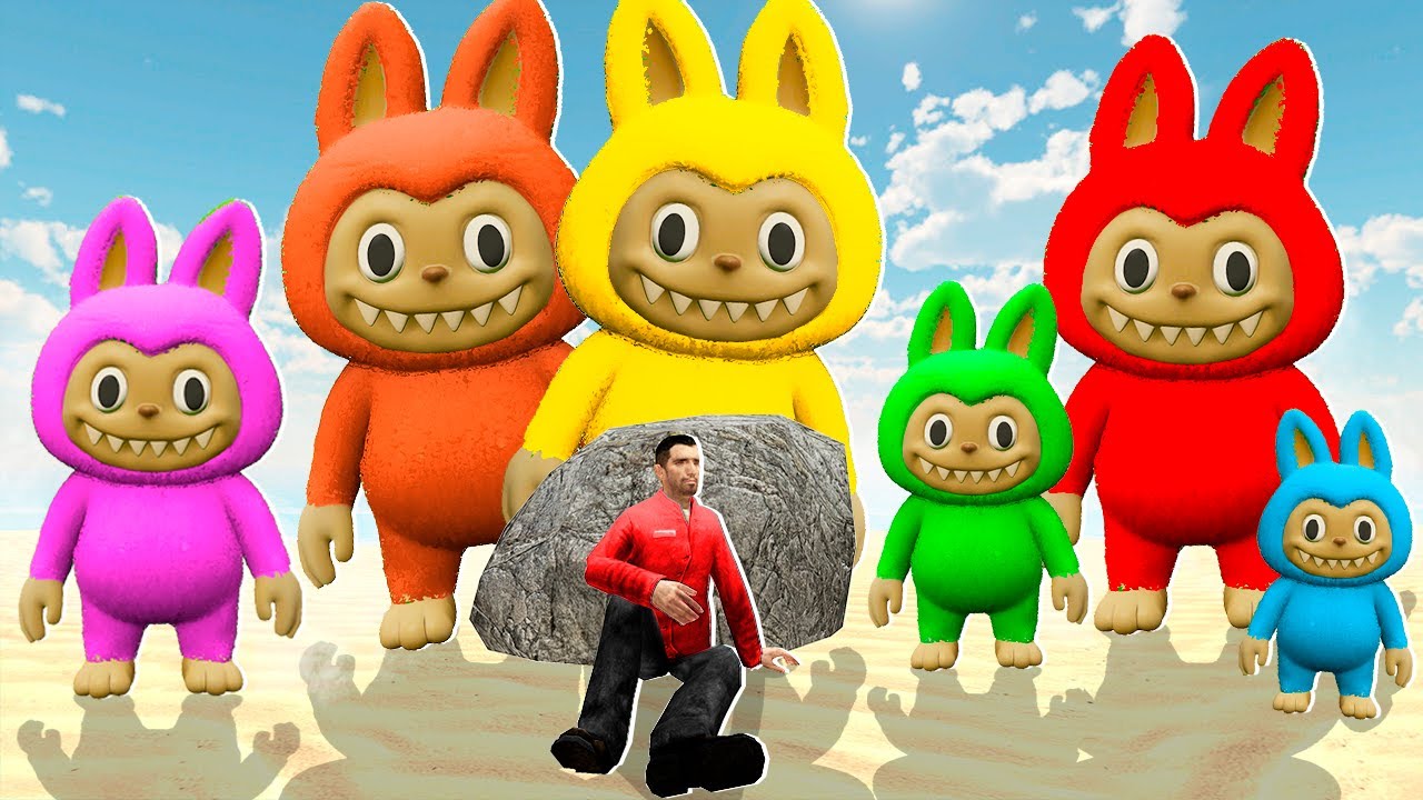 🇺🇦 СХОВАНКИ з ЛАБУБУ! 99 ДНІВ ВИЖИВАННЯ в МІСТІ з ЛАБУБУ! – Garry's Mod