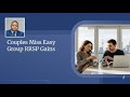 Couples Miss Easy Group RRSP Gains