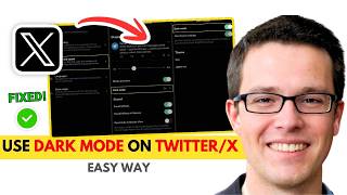 x dark theme accessibility settings