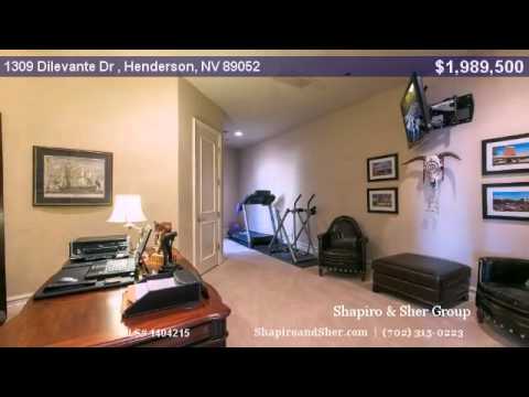 1309 Dilevante Dr, Henderson, NV home video tour