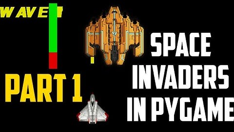 SPACE INVADERS IN PYGAME || PART 1 || 3DV vlogs