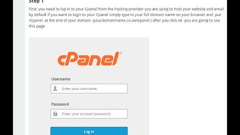 How to create webmail in cpanel account email server - how to connect cpanel email to gmail